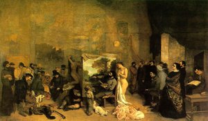Lo Studio Del Pittore — Gustave Courbet