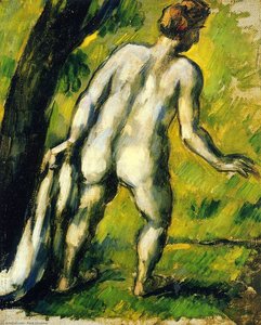 Spritivljena Ženska — Paul Cézanne