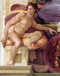 Ignudo (11) — Michelangelo