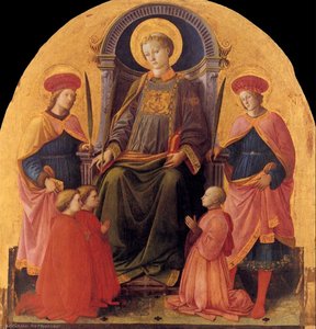 San Lorenzo Trionfante Con Santi E Donatori — Filippo Lippi
