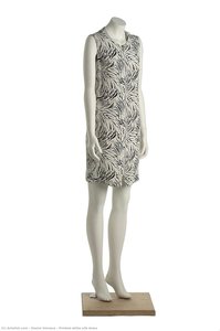 Printed White Silk Dress — Gianni Versace
