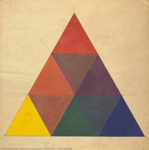 Kolorowy Trójkąt — Wassily Wassilyevich Kandinsky
