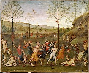 Le Combat De L’amour Et De La Chasteté — Le Pérugin