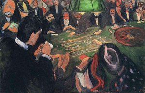 By The Roulette — Edvard Munch