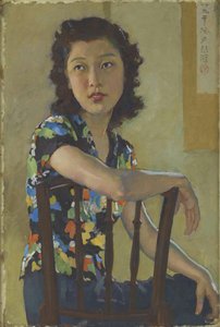 Portrait Of A Young Woman — Xu Beihong
