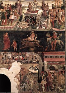 Schifanoia - April And May - Triumph Of Venus — Francesco Del Cossa