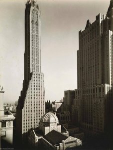 St. Bartholomew's, Waldorf Astoria, General Electric Building — Berenice Abbott