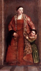 Livia Da Porto Thiene E Sua Figlia Porzia — Paolo Veronese