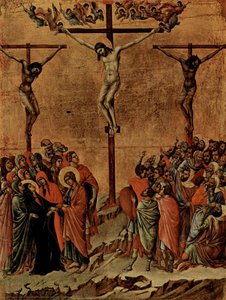 La Maestà. Die Kreuzigung — Duccio Di Buoninsegna