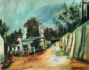 Rue Saint-vincent And The Lapin Agile — モリス・ウトリロ
