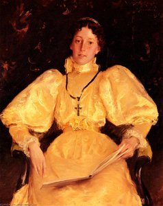 La Dama Dorata — William Merritt Chase