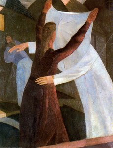 Saint Veronica Unmasking Christ — Sir Stanley Spencer