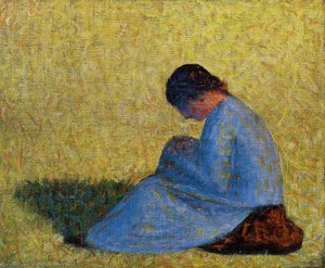 Sitzende Frau — Georges Pierre Seurat
