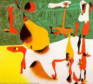 Figure Davanti A Una Metamorfosi — Joan Miró