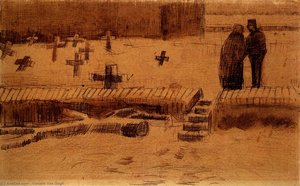 Cementerio No Inverno — Vincent Willem Van Gogh