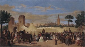 The Seville Fair — Joaquín Domínguez Bécquer