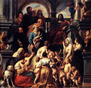 Suffer The Little Children — Jacob Jordaens