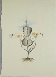 63 - 64 (painting With Violin, New Year — Franz Ehrlich