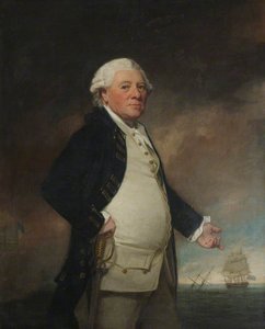 Admiral Sir Hyde Parker (1714–1782), 5th Bt — George Romney