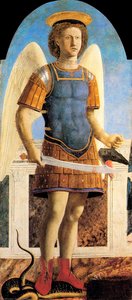 Poliptych Św. Augustyna: Św. Michał — Piero Della Francesca