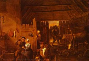 Flanders In A Peasant Cottage — David Teniers The Younger