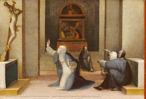Saint Catherine Of Siena Receiving The Stigmata — Domenico Di Pace Beccafumi