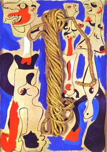 Seil Und Menschen I — Joan Miró