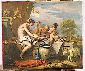 Nymphe Et Satyres — سباستيانو ريتشي