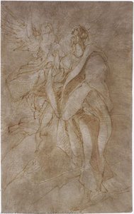 Studie Für Johannes Evangelist Und Engel — El Greco