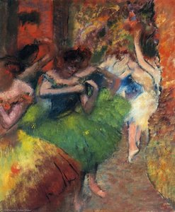 Danseuses Dans Les Coulisses — Hilaire-germain-edgar Degas