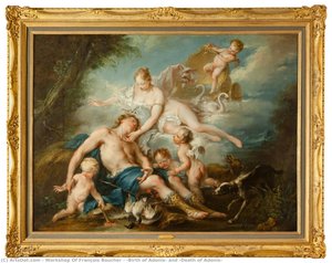 “birth Of Adonis” And “death Of Adonis” — Workshop Of François Boucher