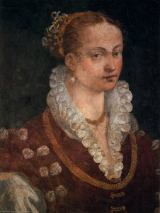 Portrait Of Bianca Cappello, Second Wife Of Francesco I De' Medici — Alessandro Allori
