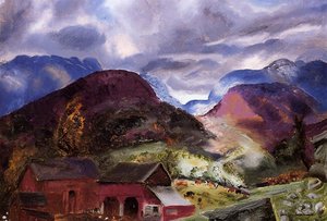 Snow Capped Mountains — George Wesley Bellows