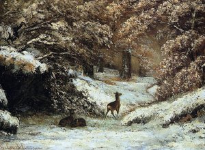 Zečevi U Zimi Se Njižavaju — Gustav Кјорбе