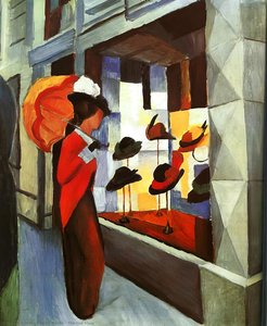 Obchod S Čiapkami — August Macke