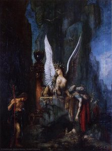 Oedipus Wanderer — Gustave Moreau