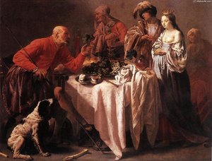 Jacob Reproaching Laban — Hendrick Terbrugghen