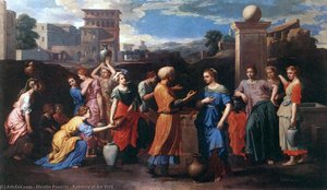 Rebecca Am Brunnen — Nikolaus Poussin
