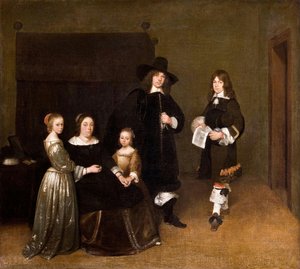 Portrait Of A Family — Gerard Ter Borch