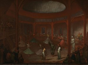 Whirling Dervishes, Jean Baptiste Vanmour, C. 1720 - C. 1737 — Jean Baptiste Vanmour