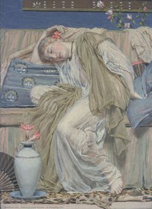 A Sleeping Girl — Albert Joseph Moore