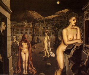 The Sleepy Town — Paul Delvaux