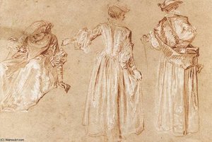 Untitled (7776) — Jean-antoine Watteau