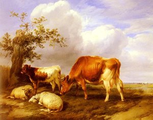 In The Canterbury Meadows — Thomas Sidney Cooper