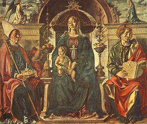 Madonna With The Child And Saints — Francesco Del Cossa