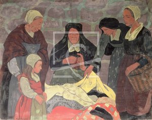 Die Stoffverkäuferin — Paul Sérusier