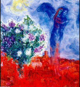 Amantes Sobre Sant Paul — Marc Chagall