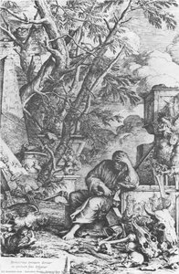 Democritus In Meditation — Salvator Rosa