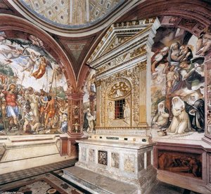 View Of The Cappella Di Santa Caterina — Il Sodoma (giovanni Antonio Bazzi)