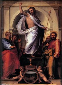 Christ With The Four Evangelists — Fra Bartolomeo